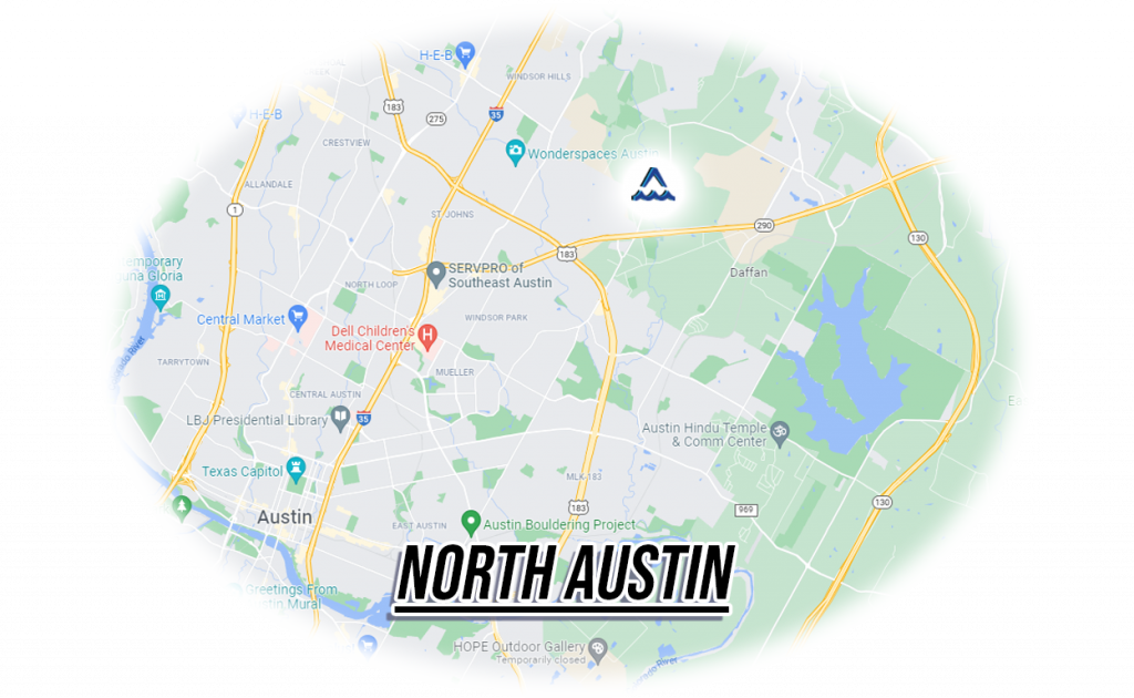 ANR_northaustin_location_google map_All Nation Restoration, LLC.