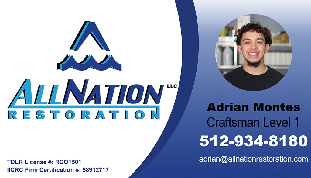 Adrian Montes' Electronic Business Card All Nation Restoration, LLC.