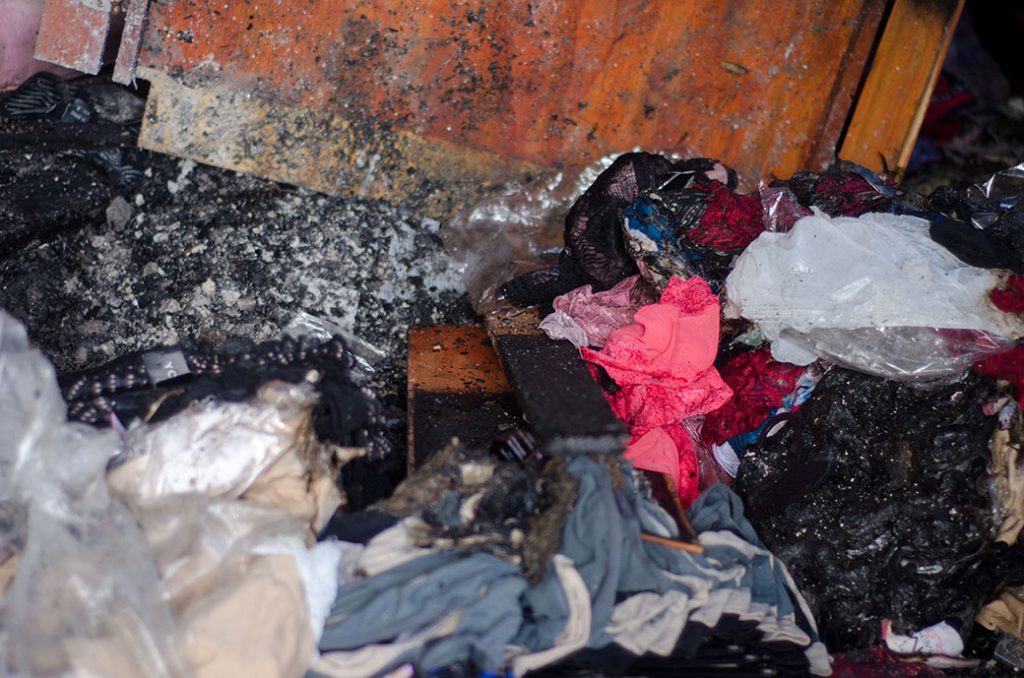 Fire Damaged Personal Belongings