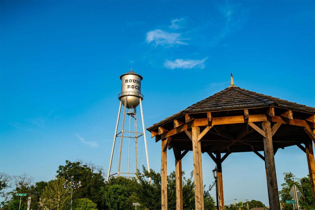 Historical Water Tower in Round Rock Texas