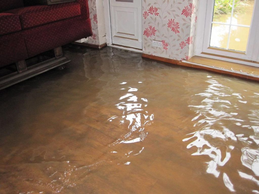 water damage in home in austin texas