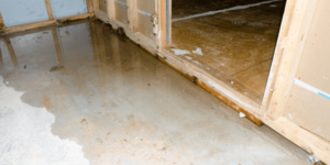 Basement flooding in cement floors