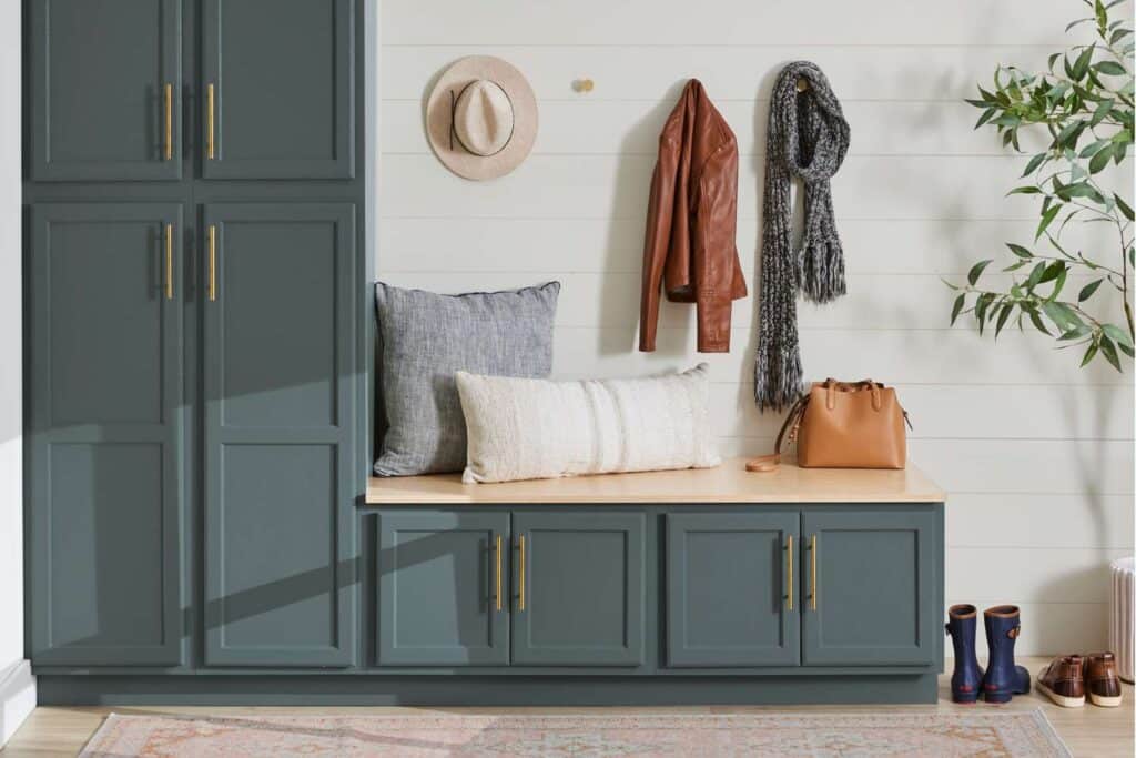 modern mudroom