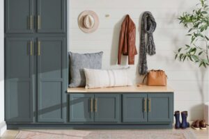 modern mudroom