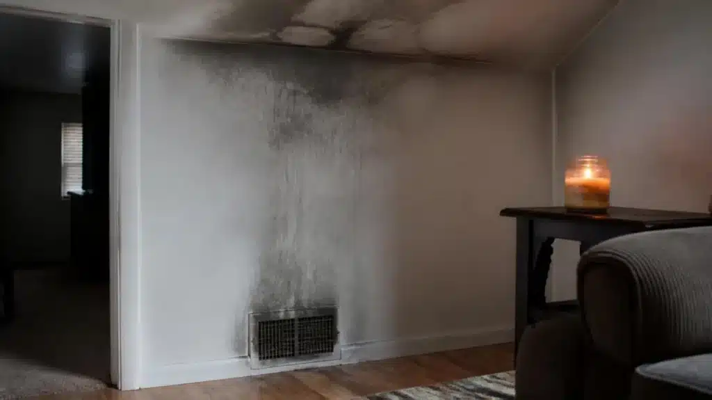 Candle Soot or Furnace Puffback?