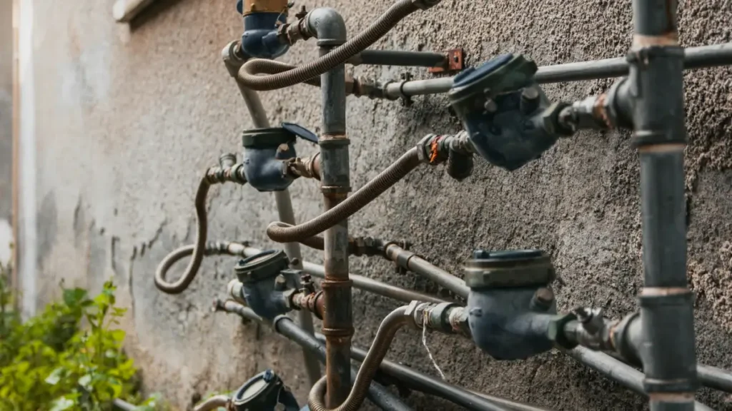 Water meters installed on residential supply lines